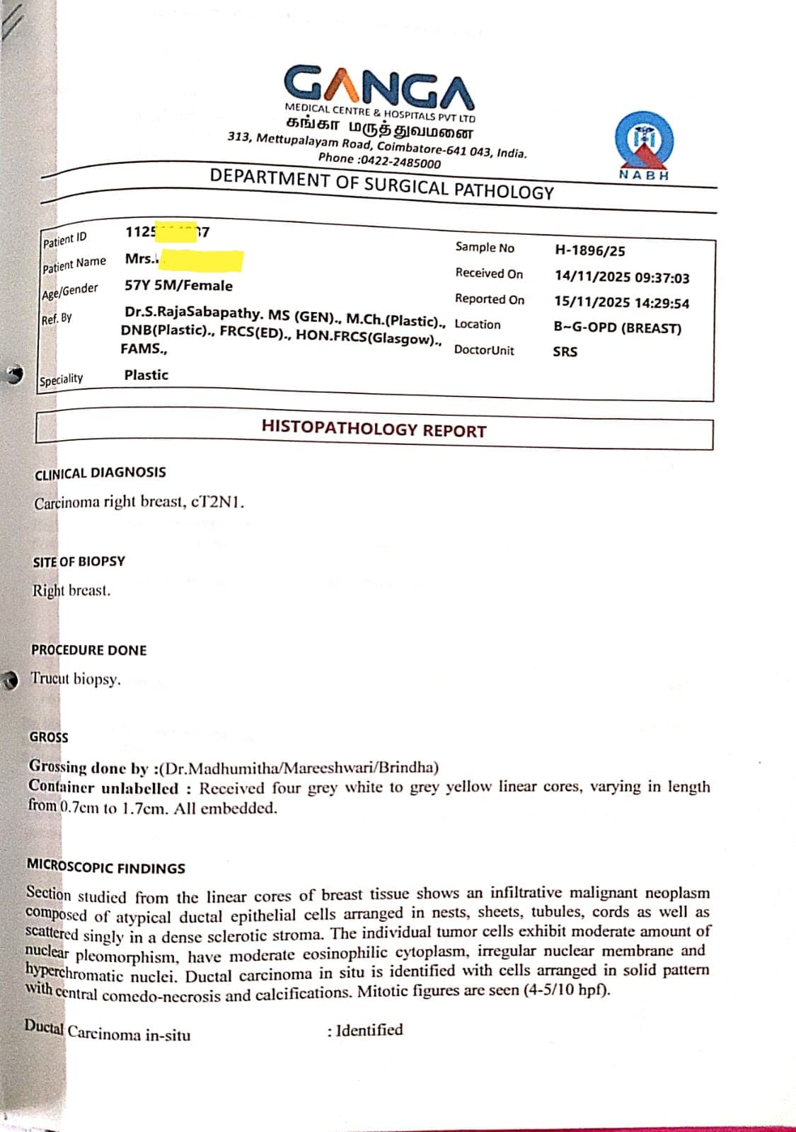Biopsy Report thumbnail 1